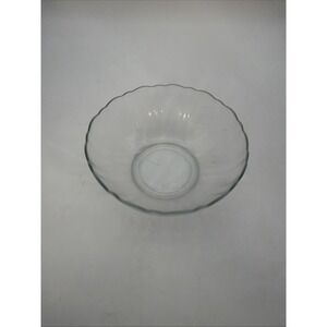 ARCOROC France Clear Glass 7" Serving Bowl Scalloped